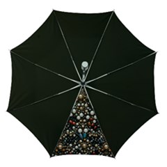 Pearls And Stones Automatic Folding Umbrella With Case (medium) by dedoma