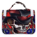 Confederate Flag Usa America United States Csa Civil War Rebel Dixie Military Poster Skull Satchel Handbag View3