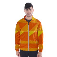 Pattern Abstract Triangle Simple Men s Windbreaker