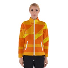 Pattern Abstract Triangle Simple Women s Bomber Jacket