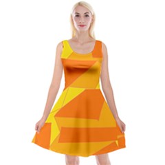 Pattern Abstract Triangle Simple Reversible Velvet Sleeveless Dress by Bedest