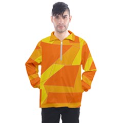 Pattern Abstract Triangle Simple Men s Half Zip Pullover