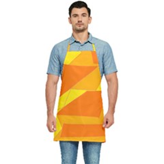 Pattern Abstract Triangle Simple Kitchen Apron by Bedest