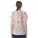 Boho Pattern Berries Flowers Nature Women s Cotton T-Shirt View2