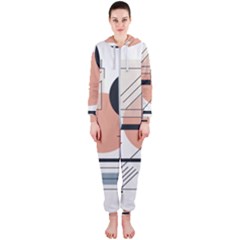 Abstract Architecture Hooded Jumpsuit (ladies)