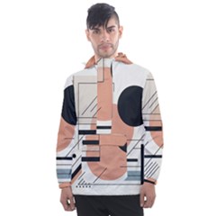 Abstract Architecture Men s Front Pocket Pullover Windbreaker