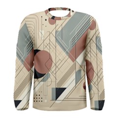 Boho Abstract Architecture Men s Long Sleeve T-shirt