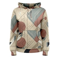 Boho Abstract Architecture Women s Pullover Hoodie