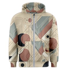 Boho Abstract Architecture Men s Zipper Hoodie