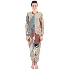 Boho Abstract Architecture Onepiece Jumpsuit (ladies)