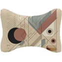 Boho Abstract Architecture Seat Head Rest Cushion View1