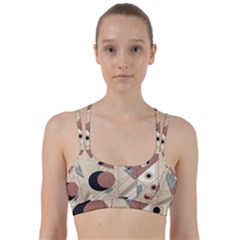 Boho Abstract Architecture Line Them Up Sports Bra by Bedest