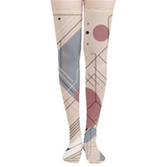 Boho Abstract Architecture Thigh High Stockings by Bedest