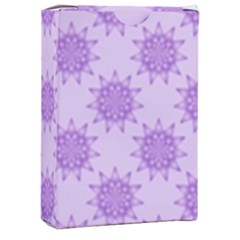 Purple Pattern Seamless Texture Mandala Playing Cards Single Design (rectangle) With Custom Box