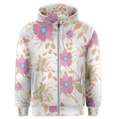 Flowers Blossom Spring Garden Men s Zipper Hoodie