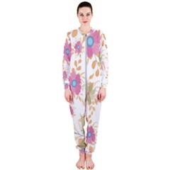 Flowers Blossom Spring Garden Onepiece Jumpsuit (ladies)