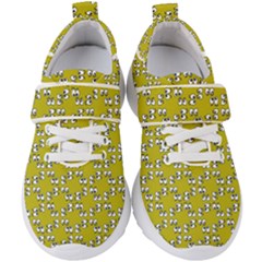 Eyes Pattern Kids  Velcro Strap Shoes by Bedest