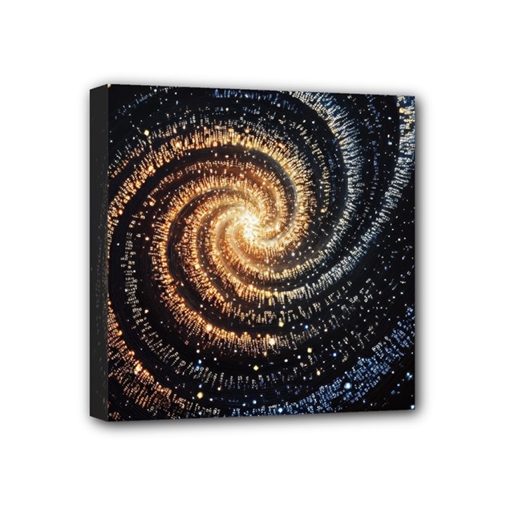 Galaxy Background Star Mini Canvas 4  x 4  (Stretched)