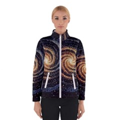 Galaxy Background Star Women s Bomber Jacket