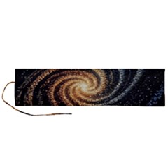 Galaxy Background Star Roll Up Canvas Pencil Holder (l) by Bedest