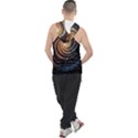 Galaxy Background Star Men s Sleeveless Hoodie View2