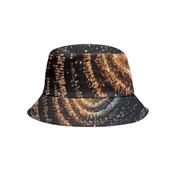 Galaxy Background Star Bucket Hat (Kids)