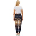 Galaxy Background Star Women s Cropped Drawstring Pants View4