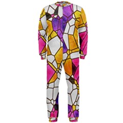 Architecture Glass Abstract Pattern Onepiece Jumpsuit (men)