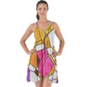 Architecture Glass Abstract Pattern Show Some Back Chiffon Dress View1