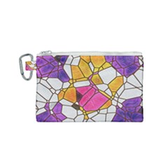 Architecture Glass Abstract Pattern Canvas Cosmetic Bag (small)