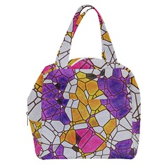 Architecture Glass Abstract Pattern Boxy Hand Bag by Bedest