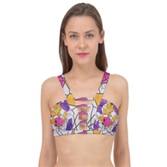 Architecture Glass Abstract Pattern Cage Up Bikini Top