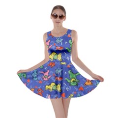 Grateful Dead Dancing Bears Pattern Skater Dress