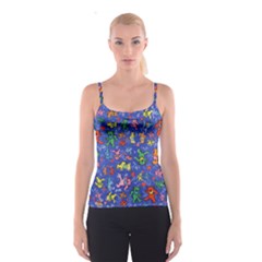 Grateful Dead Dancing Bears Pattern Spaghetti Strap Top