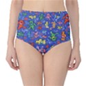 Grateful Dead Dancing Bears Pattern Classic High-Waist Bikini Bottoms View1