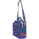 Grateful Dead Dancing Bears Pattern Crossbody Day Bag View1