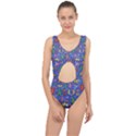 Grateful Dead Dancing Bears Pattern Center Cut Out Swimsuit View1