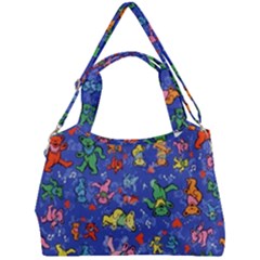 Grateful Dead Dancing Bears Pattern Double Compartment Shoulder Bag by Salmanaz77