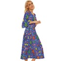 Grateful Dead Dancing Bears Pattern Midsummer Wrap Dress View3