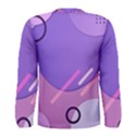 Colorful Labstract Wallpaper Theme Men s Long Sleeve T-Shirt View2