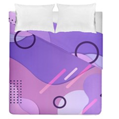 Colorful Labstract Wallpaper Theme Duvet Cover Double Side (queen Size) by Apen