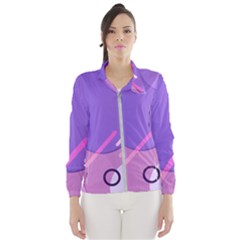 Colorful Labstract Wallpaper Theme Women s Windbreaker