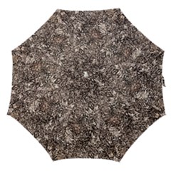 Earth Tones Fall Abstract Textured Print Straight Umbrellas