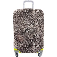 Earth Tones Fall Abstract Textured Print Luggage Cover (large) by dflcprintsclothing