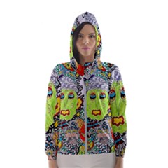 Supersonic Monster Mash Women s Hooded Windbreaker