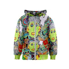 Supersonic Monster Mash Kids  Zipper Hoodie