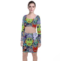 Supersonic Monster Mash Top And Skirt Sets by chellerayartisans