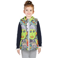 Supersonic Monster Mash Kids  Hooded Puffer Vest