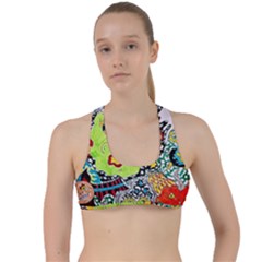 Supersonic Monster Mash Criss Cross Racerback Sports Bra