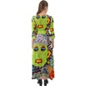 Supersonic Monster Mash Button Up Boho Maxi Dress View2